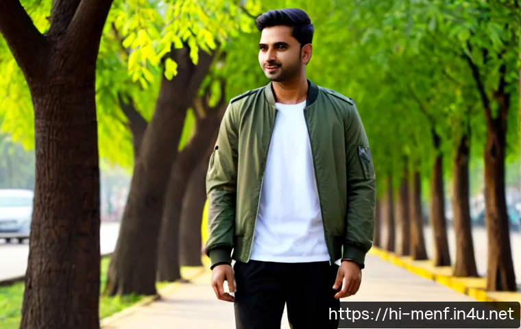 Home 17 남성 봄 재킷 추천 - Photorealistic spring menswear scene featuring a stylish Indian man in his early 30s wearing a light...